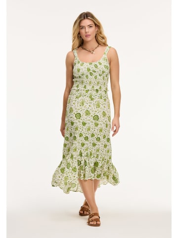 SHIWI Top "Ilona" groen/wit