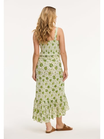 SHIWI Top "Ilona" groen/wit