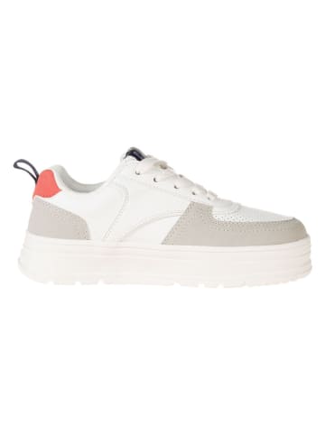 GAP Sneakersy "Paradise" w kolorze biało-beżowo-pomarańczowym