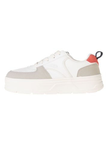 GAP Sneakersy "Paradise" w kolorze biało-beżowo-pomarańczowym