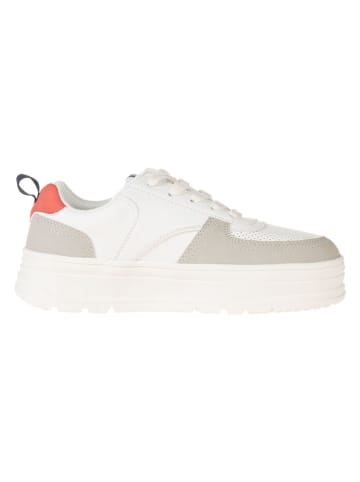 GAP Sneakersy "Paradise" w kolorze biało-beżowo-pomarańczowym