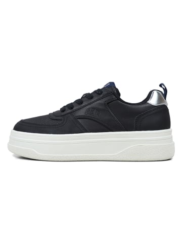 GAP Sneakersy "Paradise" w kolorze srebrno-czarnym