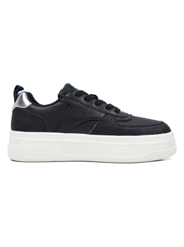 GAP Sneakersy "Paradise" w kolorze srebrno-czarnym