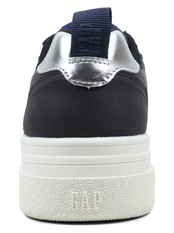 GAP Sneakersy "Paradise" w kolorze srebrno-czarnym
