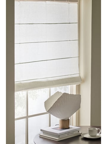 Ellos Home Rolgordijn "Malva" wit