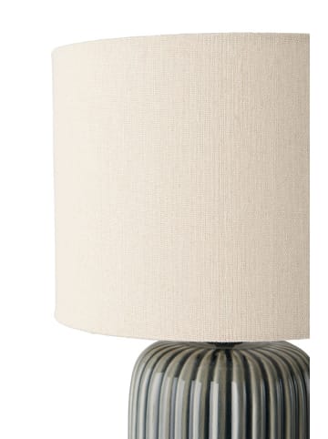 Ellos Home Tafellamp "Mizu" grijs/beige - (H)36 x Ø 20 cm