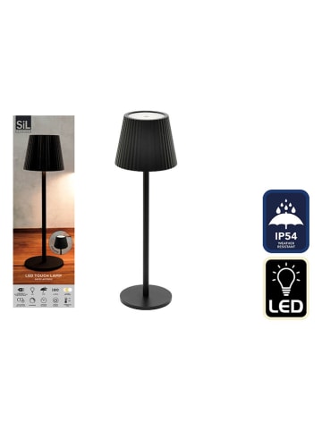 SiL Interiors LED-Tischleuchte in Schwarz - (H)36 cm - Ø 11 cm
