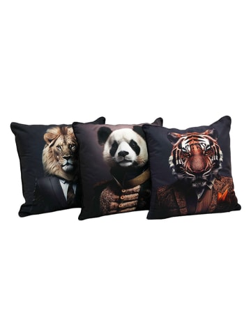 SiL Interiors 3-delige set: decoratieve kussens meerkleurig - (L)45 x (B)45 cm