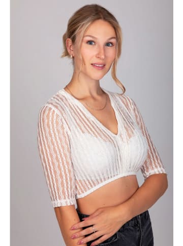 Edelnice Dirndlbluse "Anna" in Creme