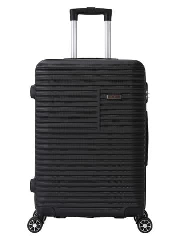 Le Temps des Cerises Hardcase trolley "Vera" zwart - (B)42 x (H)75 x (D)28 cm