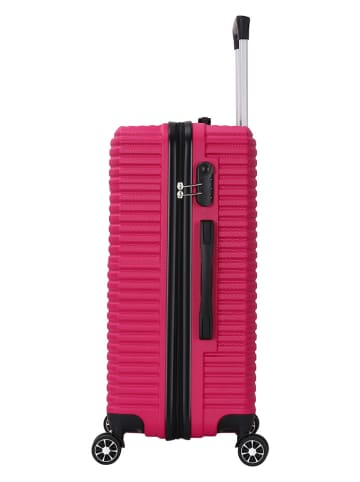 Le Temps des Cerises Hardcase-Trolley "Vera" in Pink - (B)40 x (H)65 x (T)25 cm