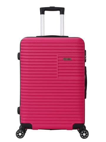 Le Temps des Cerises Hardcase-Trolley "Vera" in Pink - (B)42 x (H)75 x (T)28 cm