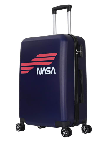 Nasa Hardcase trolley "Atlantis" donkerblauw - (B)40 x (H)65 x (D)25 cm