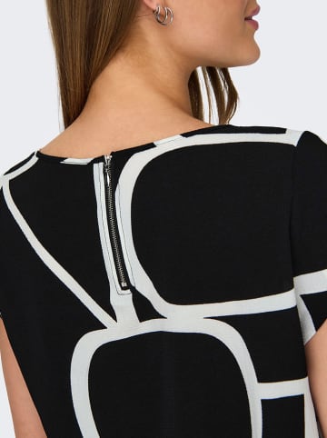 ONLY Bluse in Schwarz/ Weiß