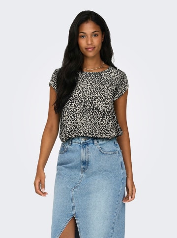 ONLY Blouse lichtgrijs/zwart