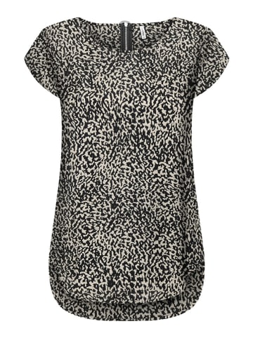ONLY Blouse lichtgrijs/zwart