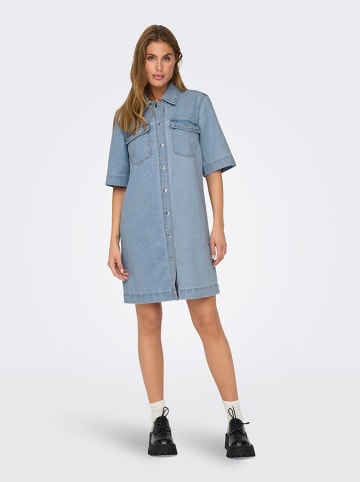 ONLY Jeanskleid in Hellblau