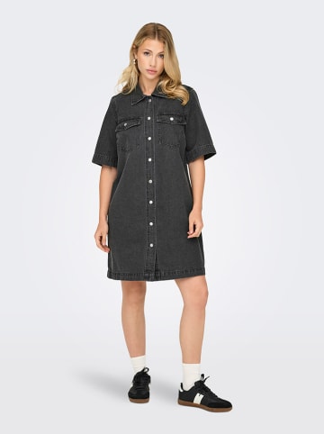 ONLY Jeanskleid in Schwarz