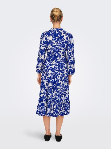 ONLY Jurk wit/blauw