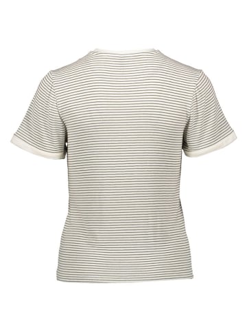 ONLY Shirt in Creme/ Schwarz