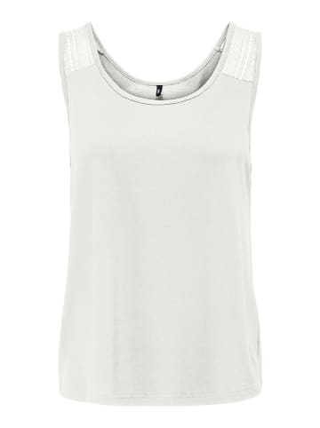 ONLY Top w kolorze białym