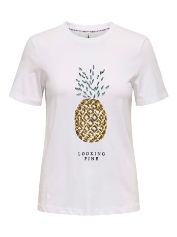 ONLY Shirt in Weiß