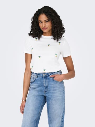 ONLY Shirt in Weiß