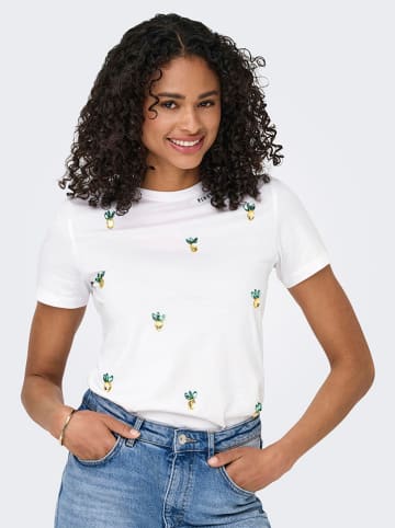 ONLY Shirt in Weiß