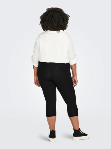 ONLY Carmakoma Legginsy w kolorze czarnym