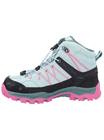 CMP Leren trekkingboots "Rigel Mid" lichtblauw/roze