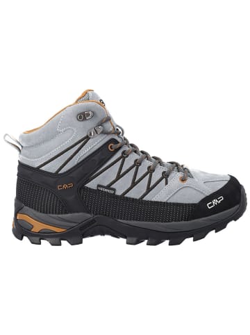 CMP Leder-Trekkingboots "Rigel Mid" in Hellgrau