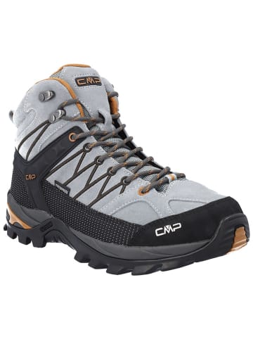 CMP Leren trekkingboots "Rigel Mid" lichtgrijs
