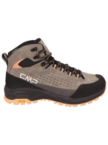 CMP Leder-Trekkingboots "Vertyx Mid" in Taupe/ Schwarz