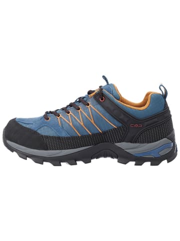 CMP Buty trekkingowe "Rigel" w kolorze niebiesko-pomarańczowym