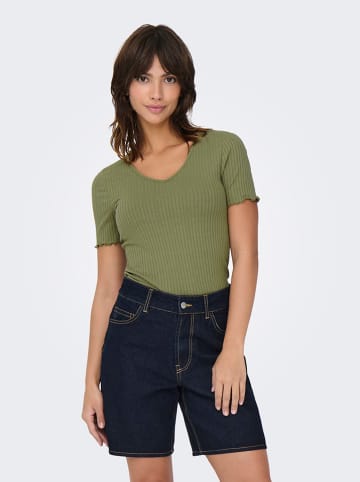 JDY Koszulka w kolorze khaki