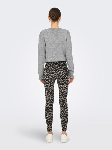 JDY Leggings in Beige/ Schwarz