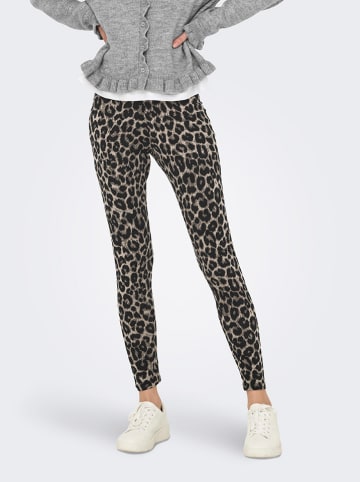 JDY Leggings in Beige/ Schwarz
