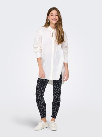 JDY Leggings in Grau/ Schwarz