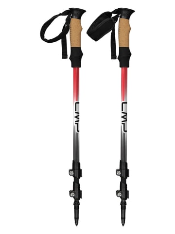 CMP Trekkingstokken "Iseran" zwart/wit/rood