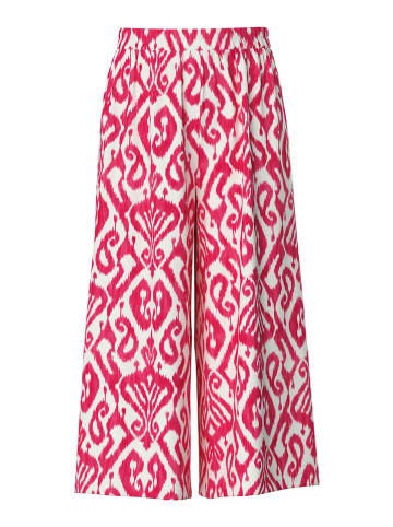 Pieces Culotte "Nya" in Pink/ Weiß