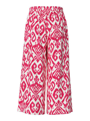 Pieces Culotte "Nya" in Pink/ Weiß
