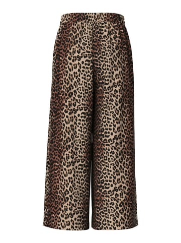 Pieces Culotte "Nya" in Braun/ Beige