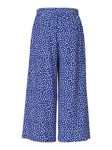 Pieces Culotte "Nya" in Blau/ Weiß