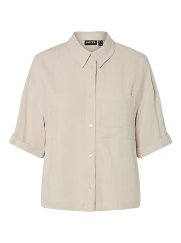 Pieces Bluse "Vinsty" in Sand