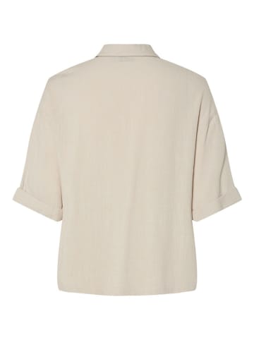 Pieces Blouse "Vinsty" zandkleurig