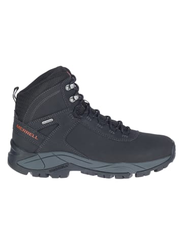 Merrell Skórzane botki turystyczne "Vego Mid" w kolorze czarnym