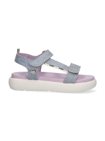 Mexx Leder-Sandalen "Paddy pam" in Blau