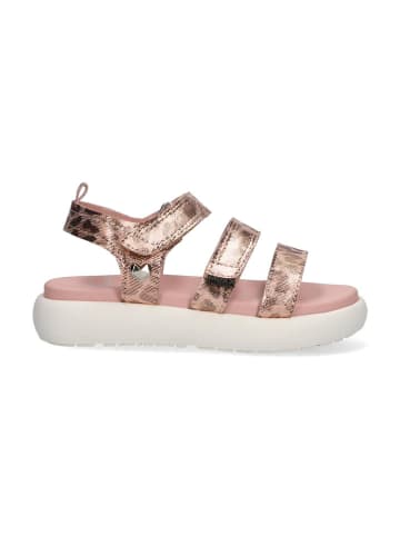 Mexx Leder-Sandalen "Paddy pebble" in Rosa
