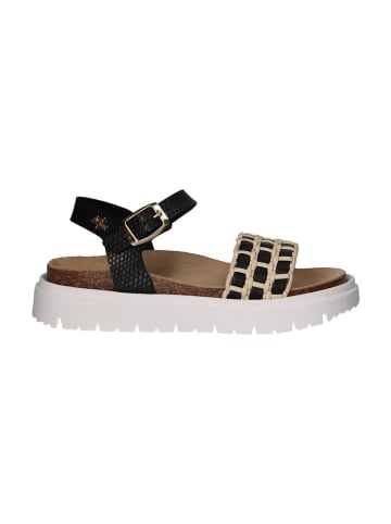 Mexx Leder-Sandalen "Playa penny" in Schwarz