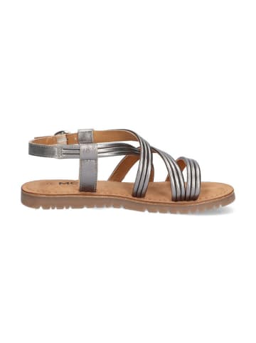 Mexx Leder-Sandalen in Silber